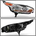 Spyder (OE) Ford Transit Connect 14-18 Passenger Side Headlight - OE Right - Chrome, Black