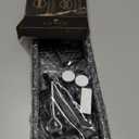 No Drill Under Desk Cable Management Tray - Extendable 16" to 31" Sturdy Steel Desk Cord Hider Raceway - Under Desk Cable Tray Holder with 38 Wire & Cable Rack Organizer Accessories - Black