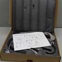 Bathroom Sink Faucet with Pull Out Sprayer 2 Handles, Brushed Nickel Pull Down Bathroom Faucet 3 Holes, 4 Inch Sink Faucet Bathroom, 360 Degree Swivel Spout, Pop Up Drain Assembly Included