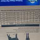 PetSafe Sliding Glass Pet Door - No-Cut DIY Install Doggy Door for Renters - Aluminum Frame - Adjustable Height 75 7/8" to 80 11/16" - Ideal for Large Dogs Up to 100 lb - White