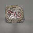 5 x #1 Dad Wooden Christmas Ornament  Best Dad Ever 2024, Fathers Day Tree Dcor, Hero Ornament