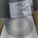 Semi Flush Mount Ceiling Light, Globe Glass Ceiling Light Fixture, Black Modern Lighting for Hallway Porch Corridor Kitchen Bedroom, Bulb Not Included (9.38 inch)