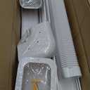 3" 19Ft Mini Split Line Set Cover, PVC Ductless Air Conditioner Decorative Pipe, Pump Covers, AC Line Cover Kit, for Outside Units Air Conditioners & Heat Pumps, All in One Set