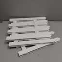 16" Extra Tall Christmas Tree Fence,6PCS Heavy Duty Wooden Baby Gate Around Christmas Tree Gate,Thickened White Picket Fence Barrier for Dogs,Cats&Kids,Tree Fence Border Decoration