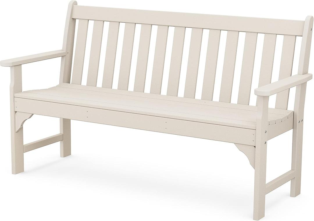 POLYWOOD Vineyard 60-Inch Bench, Sand