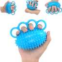 Hand Exercise Ball Finger Therapy Ball - Grip Strengthening, Improve Flexibility, Squeeze Stress Relief Balls, Resistance Strength Trainer for Hand
