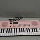 POGOLAB MK-2 37 Keys Kids Keyboard Piano, Portable Small Keyboard with 40 Songs, 200 Sounds, with MIDI Function, LED Display & Dual Speakers, Compact Mini Music Piano for Kids/Beginners (Pink)