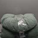 Rocking Chair Cushion - Corduroy Fabric, High-Density Sponge, Durable Comfort Non-Slip Bottom Tufted Seat Pads with Ties, CorduroySage Green, 44x19x4 inch