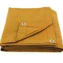 Mytee Products 10' x 16' Tan Canvas Tarp 12oz Heavy Duty Water Resistant