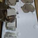 MALACASA Ivory White Dinnerware Sets, 30-Piece Porcelain Plates and Bowls Sets, Modern Dish Set for 6, Square Plates Dinnerware Set Kitchen Dishware Sets, Microwave and Dishwasher Safe, Series Flora