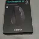 Logitech MX Anywhere 3S Compact Wireless Mouse, Fast Scrolling, 8K DPI Any-Surface Tracking, Quiet Clicks, Programmable Buttons, USB C, Bluetooth, Windows PC, Linux, Chrome, Mac - Graphite