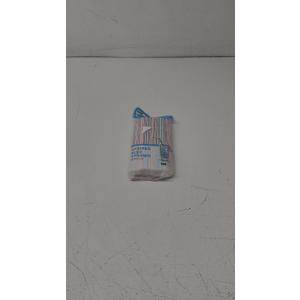 Items 4U! 125 Flex Straws, Stripe, Assorted Colors