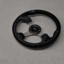 10L0L Golf Cart Steering Wheel, Generic of Most Golf cart EZGO Club Car Yamaha (style1 Gray)