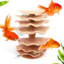DQITJ Shrimp Hide Aquarium Fish Hideout with Suction Cup Aquarium Fish Cave Hideout Betta Habitat Fish Tank Decoration