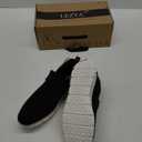 LEZTA Mens Casual Shoes Fashion Sneakers Dress Shoe Lightweight Breathable Mesh Oxfords Walking Gym Tennis Athletic(Black US 9.5 Men's, EUR 43 Men's)