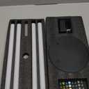 Smart Corner Floor Lamp, RGBICW LED Standing Lamp with App Control, 16 Million Colors with Music Sync, Dimmable Ambient Light for Bedroom, Living Room, Home Decor (Black)