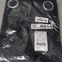 NICETOWN Pitch Black Solid Thermal Insulated Grommet Blackout Curtains/Drapes for Bedroom Window (2 Panels, 42 inches Wide by 63 inches Long, Black)