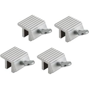 4 Pack Sliding Window Locks Aluminum Security Locks for Sliding Windows & Doors, Easy to Install