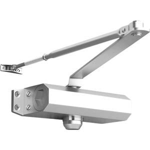 Door Closers Commercial Residential, Retractable Screen Door Springs,Garage Self Closing Heavy Duty Door Hydraulic Door Closing Mechanism (Silver)