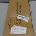 SWTYMIKI Over the Door Shower Caddy - 3 Tier Adjustable Shower Organizer Hanging with Soap Holder, No Drilling Stainless Steel Bathroom Rack Hanging for Body Wash, Shampoo, Soap, Razor, Black