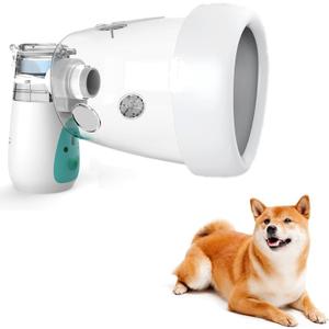 Pet Nebulizer for Dogs, Dog Nebulizer and Inhaler Mask for Dog,Low Noise, Suitable for Dogs, Green (M)