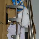 Over The Door Towel Rack,304 Stainless Steel Towel Rack with 2 Hooks, 3 Tier Towel Bar for Hanging Towels, Over Door Towel Storage Holder for Bathroom (Brushed Nickel)