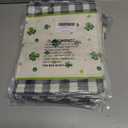 6 x XCHI Watercolor Plaid Green Shamrocks Clovers St. Patrick's Day Table Runner Table Decoration for Party Home Kitchen Dining Holiday Decor 13x48 Inch
