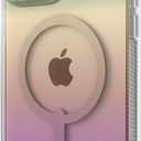 ZAGG Milan Snap iPhone 15 Pro Case - MagSafe Phone Case with Drop Protection (13ft/4m), Durable Graphene, Anti-Yellowing & Scratch-Resistant, Wireless Charging MagSafe Case, Iridescent