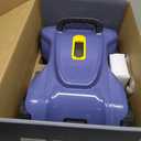 LanOcean Cordless Automatic Pool Cleaner Robot, Efficient Pool Vacuum Robot w/Self-Parking, 120Min Runtime, Auto Debris Removal, Ideal for Daily Maintenance of Flat Above Ground & Inground Pools-Blue