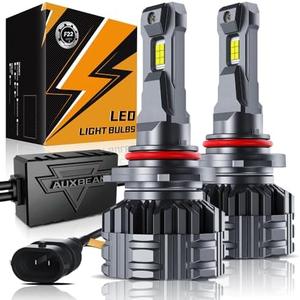 Auxbeam 9005 HB3 Fog Light,F22 Series 9005 Powersports, 6500K 110W 24000LM 700% Brighter 9005 Light For UTV ATV Offroad Vehicles