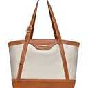 Shoulder Bag for Women Tote Purses and Handbags Top Handle Work Bag Satchel Hobo Purse, Beige Brown