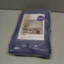 MIULEE Stone Blue Back Tab Blackout Curtains 63 Inch Length 2 Panels Set for Living Room Bedroom Privacy, Rod Pocket/Pinch Pleat Thermal Insulated Room Darkening Pleated Light Blocking Drapes