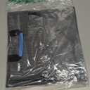 SO~MINE Airplane Pocket Organizer | Tray Table Cover | In Flight Seat Back Organizer Bag | Commuter Essential Travel Bag | Media Pouch For Flying | Travel Gift | Attaches To Luggage (Charcoal Cobalt)