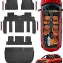 Floor Mats for Chevy Traverse 2009-2017, Full Coverage Heavy Duty Car Cargo Liners Protector, Anti-Slip Waterproof Automotive Interior Accessories 2010 2011 2012 2013 2014 2015 2016