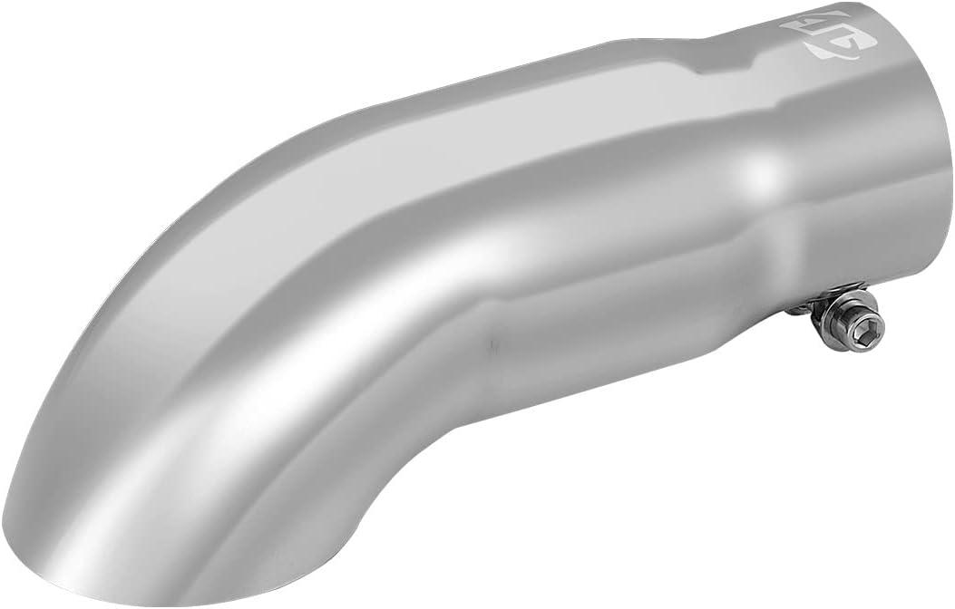 Exhaust tip -2.5'' Inlet Bolt on Turn Down Design - Stainless Steel Car Muffler Tips 2.5" ID x 3"OD x 9"L