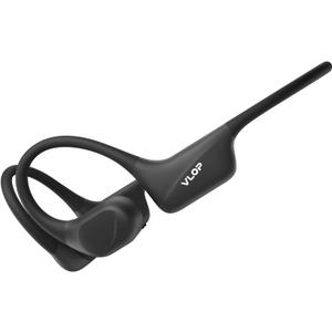 Bone Conduction Headphones for Swimming - Open-Ear Wireless Sport Earbuds with Hybrid Bone & Air Conduction, Built-in MP3 Storage, IPX8 Waterproof, Bluetooth Running Headphones (Midnight Black)