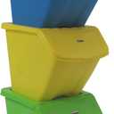 Redmon since 1883 10 Gallon Stackable Shutter 3 PC Set Bins (7319), 43.5 inches H