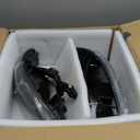 LED DRL Headlights Assembly Compatible with 1999-2007 GMC Sierra/2000-2006 Yukon XL 1500 2500 No Denali Models Replacements Clear Reflector Black Housing
