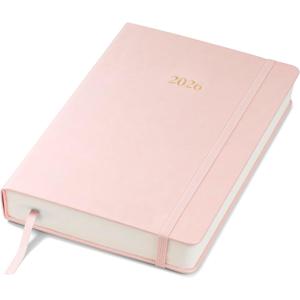 Wykeham's Executive 2026 Daily Journal Planner – US Public Holidays & Format (Rose, 8.5"×5.5")