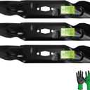 Parts Camp 3 Pack 742P05086 742-05086 Mower Blades for Cub Cadet 54" Deck