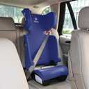 Diono Airi Lightweight High Back Booster Seat, Foldable Travel Friendly, Slim 3-Across Fit, 40100 lbs/4357 in, Frontal Impact Protection, Blue