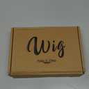 Airhostess Mullet Wig for Women 80s 90s Costumes Fancy Party Accessory Halloween Hair Wig(Light Blonde)