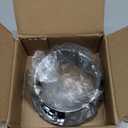 Hon&Guan 3 Inch Duct Connector Flange, 3 Inch Duct Collar Dryer Vent Connector for Heating Cooling Ventilation Vent System, Black.