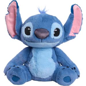 Disney Stitch Live-Action 13-inch Large Plush Stuffed Animal, Soft Toy for Kids, Blue, Alien, Toy for Fans, Girls, Boys, Kids, Ages 2 and Up by Just Play, Kids Toys for Ages 2 Up by Just Play