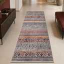 Keen Home Design 30"x120" Rug - Machine Washable Runner Rug with Non-Slip Backing, Ideal for Hallway, Entryway, Kitchen, Laundry Room - Vintage, Easy Clean, Durable, Low Pile - (2'6" x 10')