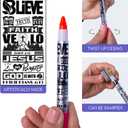 BLIEVE - Aesthetic Highlighters and Gel Pens With Soft Ink and Chisel Tip, Bible Highlighters and Pens No Bleed, Dry Fast Easy to Hold, for Bible Journaling Planner School Supplies (COLORFUL)