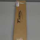 TONIAL Curtain Rod 32 to 58 Inch(2.6-4.8ft), Telescoping Splicing 3/4 Drapery Rods for Windows 20 yo 54 Inches, Decorative Single Rod with Small Cap Finial, Silver