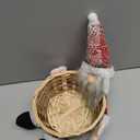 Christmas Candy Bowl Basket Cute Santa Claus Candy Dish Snack Storage Basket Christmas Centerpiece Table Decorations Indoor Sugar Fruit Holder for Dinner Kitchen Home Party Supplies