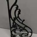 16 Inches Shelf Brackets 4 Pack Cast Iron Black Corbels 16'' * 9.5'' Decorative Shelf Supply Mouting Screws Included