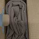 MIULEE Decorative Linen Check Throw Pillow Covers Neutral Farmhouse Vintage Pillow Covers 18x18 Set of 2 Boho Modern Winter Home Decor for Sofa Couch Bedroom Cushion Light Brown